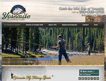 Tablet Screenshot of flyfishyosemite.com